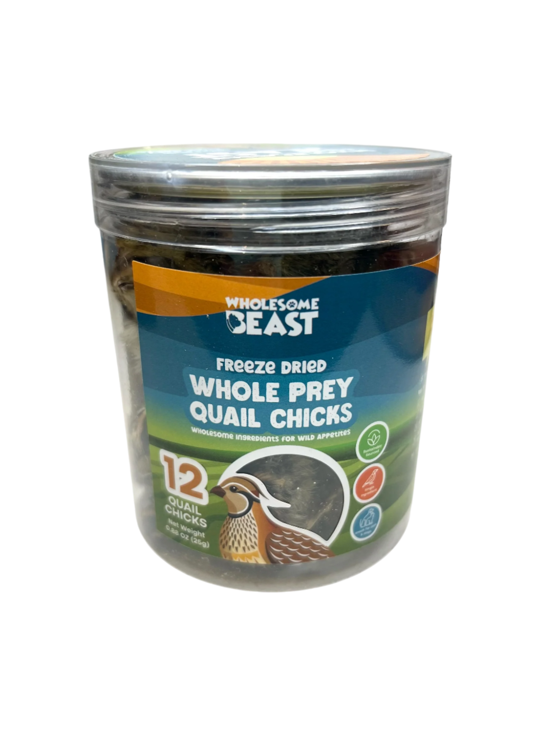 Freeze Dried Whole Prey Quail Chicks